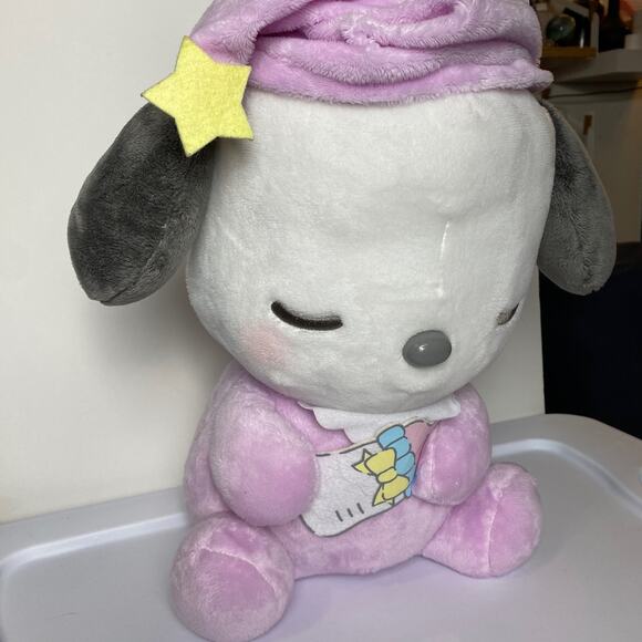 Rare Sanrio Large Pochacco Plush Happy Birthday Japan Exclusive Christmas Gift - Picture 4 of 6